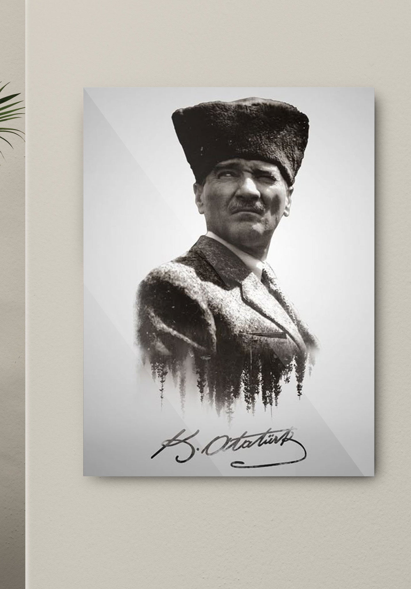 K.Atatürk - Cam Tablo